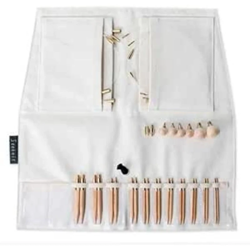 Seeknit Interchangeable Circular Needle Premium Set, White, One Size