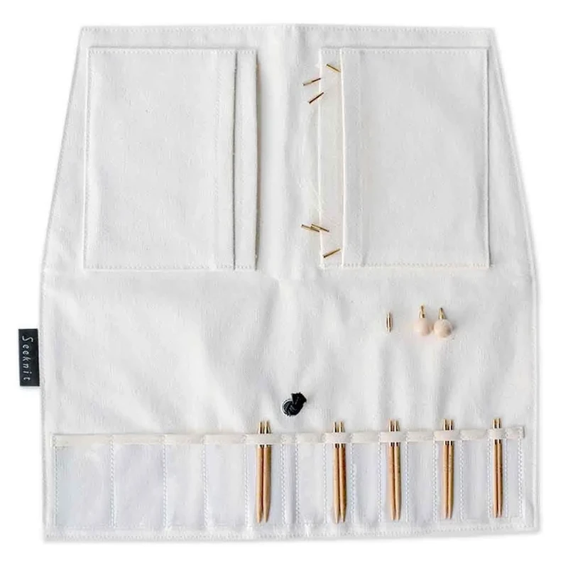 Seeknit Interchangeable Circular Needle Set, White, S