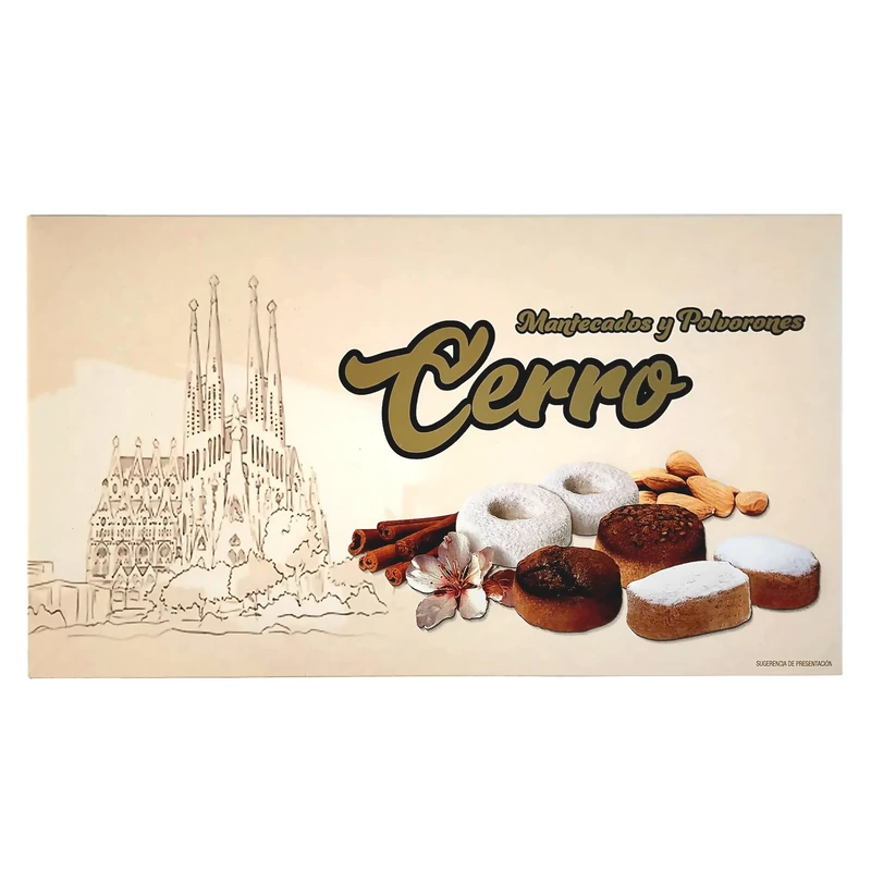 Mantecados y Polvorones Cerro, from Spain - Assortment of Original Spanish Christmas Sweets - 600 grams