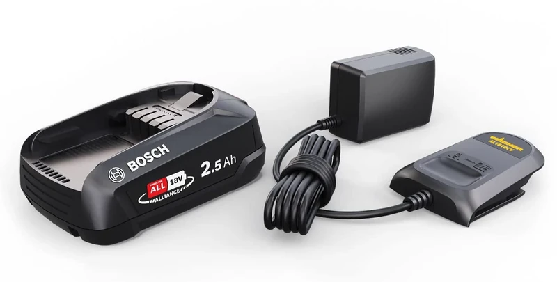 WAGNER Starter-Kit 18V: Bosch 18V Lithium-Ionen Akku 2,5 Ah and Charger – Power for All Alliance