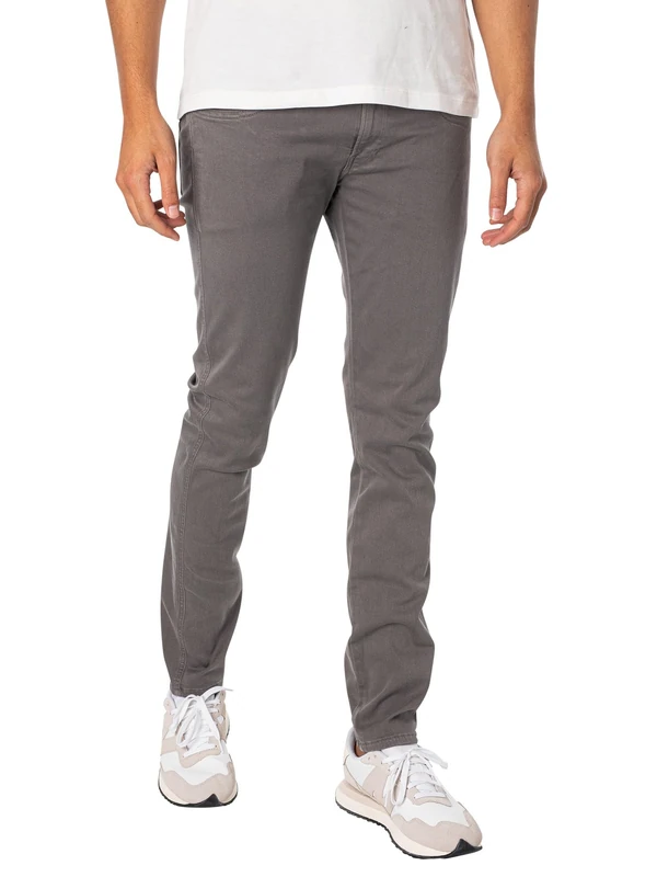 Replay men's jeans with stretch, gray (Medium Gray 176), 27W / 30L
