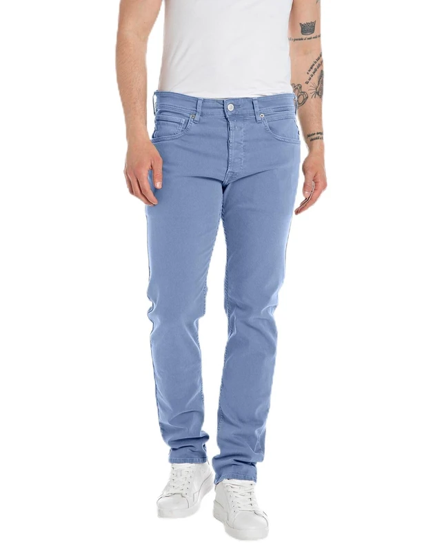 Replay men's jeans with stretch, blue (Blue Denim 277), 38W / 34L