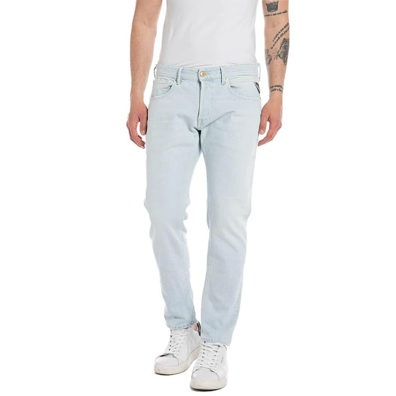 Replay men's jeans with stretch, blue (Superlight Blue 011), 40W / 34L