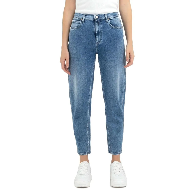 Replay women's jeans made of comfort denim, blue (Medium Blue 009), 25W / 28L