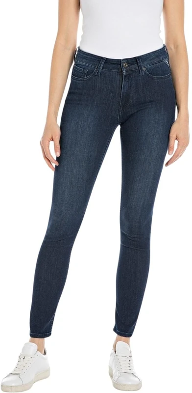 Replay women's jeans with power stretch, blue (Dark Blue 007), 30W / 32L