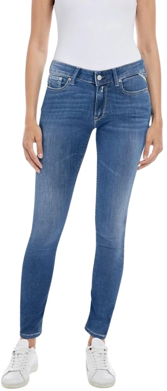 Replay women's jeans with power stretch, blue (Medium Blue 009), 25W / 30L