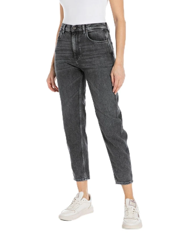 Replay women's jeans made of comfort denim, black (Black 098), 27W / 28L