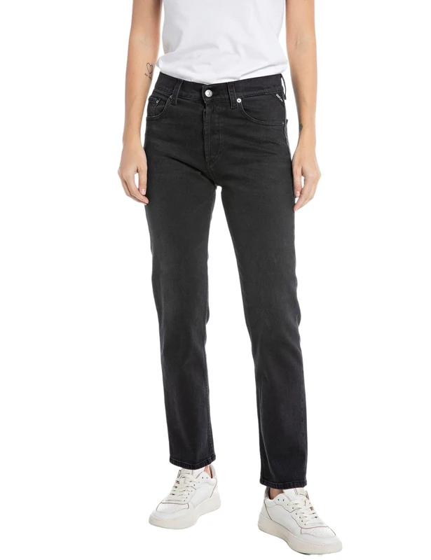Replay women's jeans made of comfort denim, black (Black 098), 25W / 32L