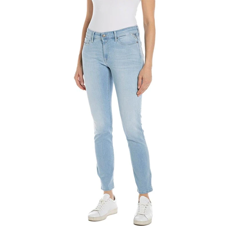 Replay women's jeans with power stretch, blue (Light Blue 010), 27W / 30L
