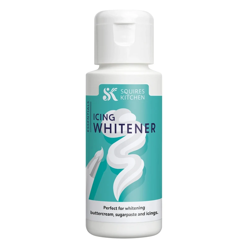 Squires Kitchen Essentials Food Colouring Icing Whitener For Whitening Buttercream, Sugarpaste or Icing - 80g
