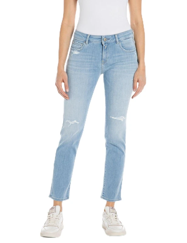 Replay women's jeans with power stretch, blue (Light Blue 010), 26W / 30L