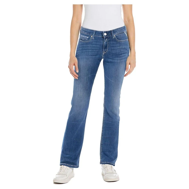 Replay women's jeans with power stretch, blue (Medium Blue 009), 32W / 30L