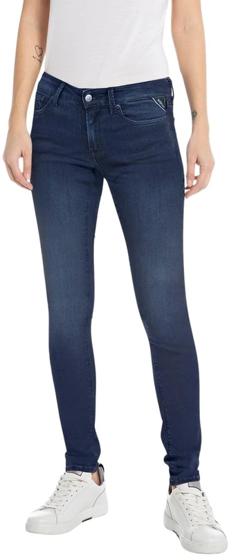 Replay women's jeans with power stretch, blue (Dark Blue 007), 25W / 32L
