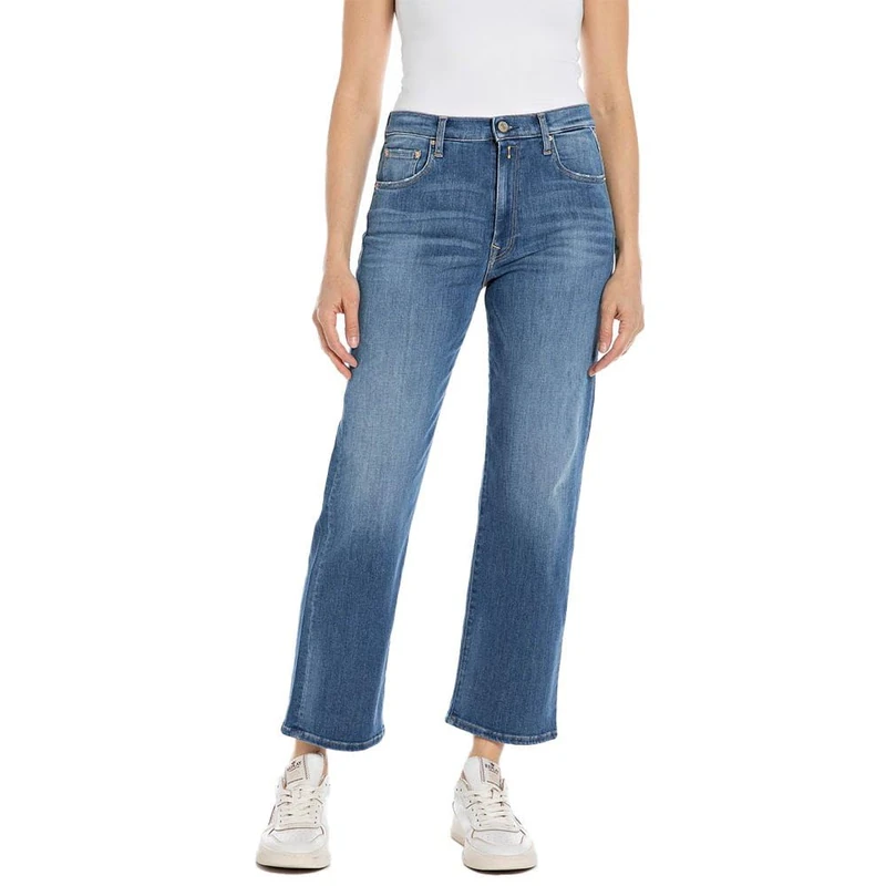 Replay women's jeans with power stretch, blue (Medium Blue 009), 23W / 28L