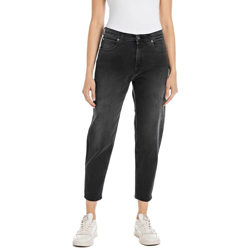 Replay women's jeans made of comfort denim, black (Black Delavè 099), 26W / 32L