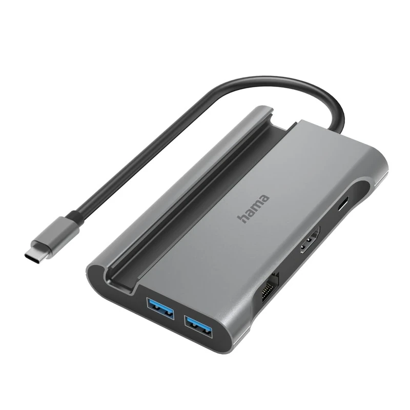 Hama Connect2Mobile V2 USB-C Hub, Multiport, 7 Ports
