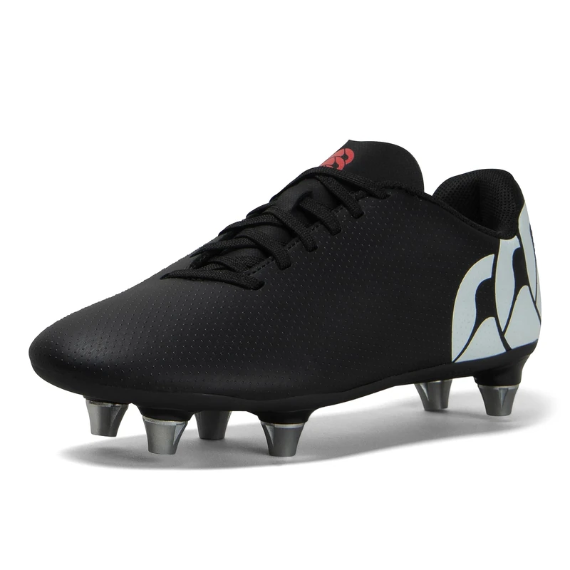 Canterbury Junior Unisex Speed Raze Boots, Black/White, 5.5 UK