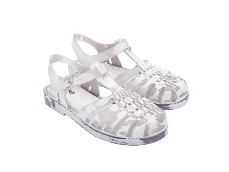 Melissa Unisex Possession Brushed Ad Fishing Sandal, clear, 9 UK - Image 1