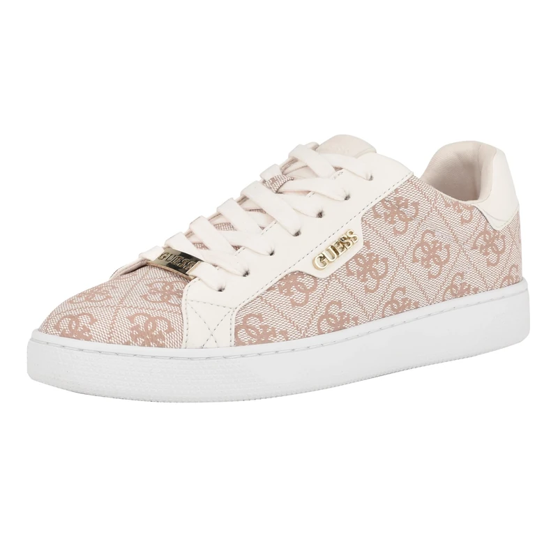 GUESS Women's Renzy Sneaker, Dark Natural 124, 6.5 UK