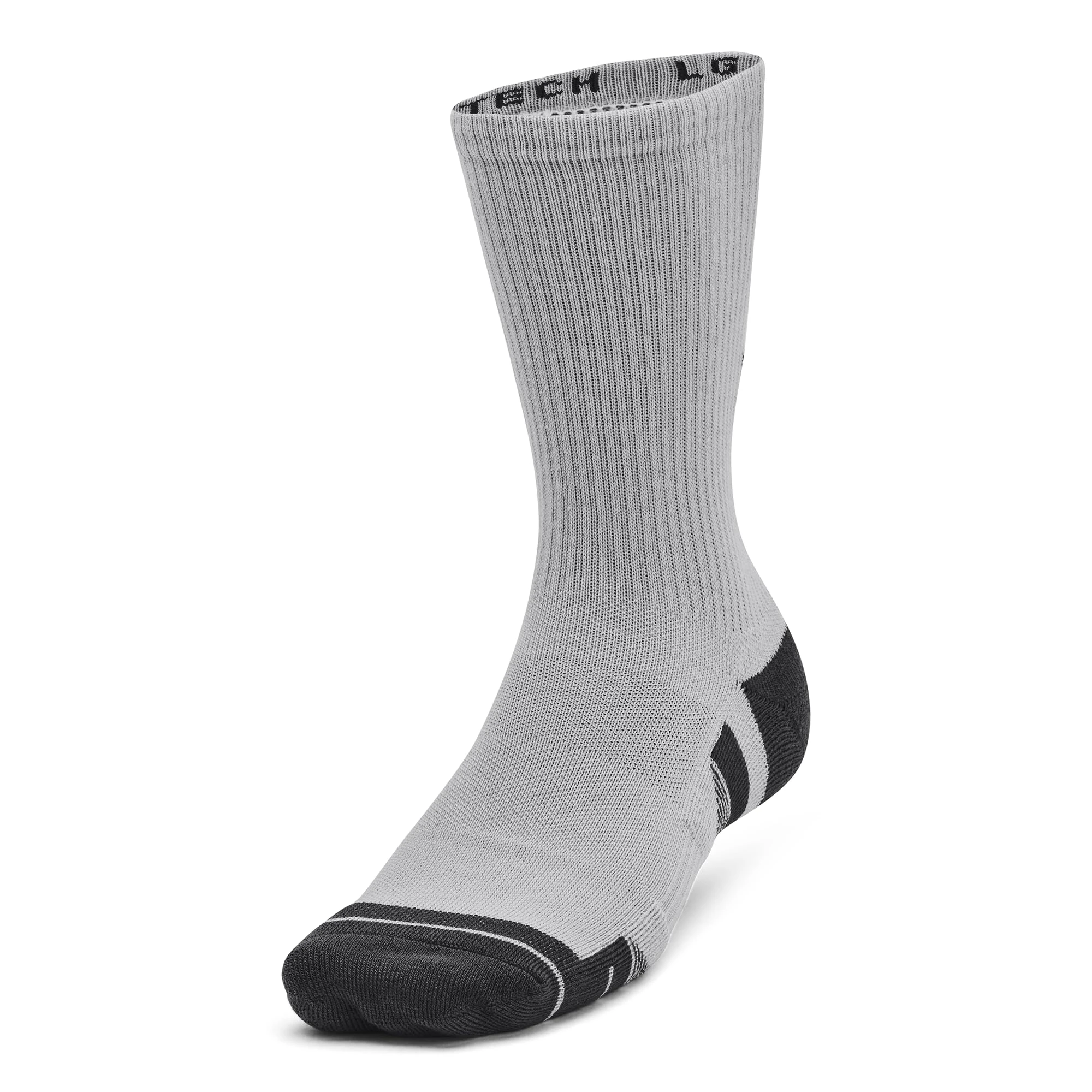 Under Armour Unisex UA Performance Tech 3pk Crew Socks,XL
