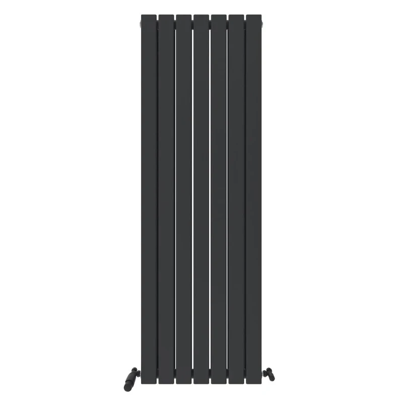 iBathUK Apex Tall Vertical Radiator, Double Flat Panel Radiators, 1600x532mm Slim Radiator, Wall Mounted for Bathroom,Kitchen,Living Room- Anthracite