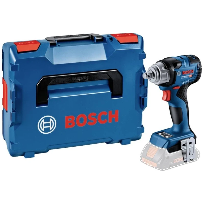 Bosch Professional 18V System Cordless Impact Wrench GDS 18V-330 HC (330 Nm Tightening and 560 Nm Breakaway Torque, Three-Speed/Torque Settings, incl. 1 x Bluetooth Low Energy Module, L-BOXX)