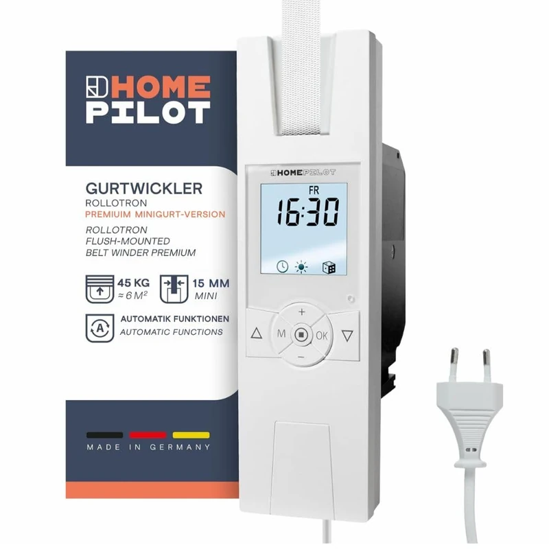 Home Pilot - Minigurt-Version | Gurtwickler premium für schmale Gurtbänder (15 mm) - 10171545
