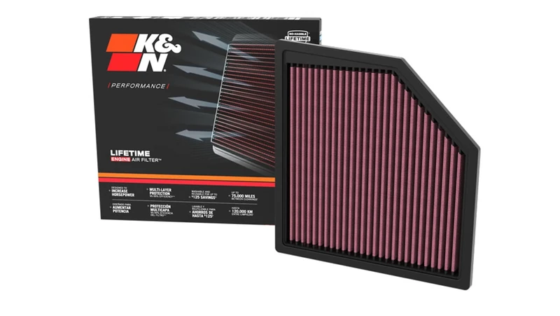 K&N Replacement Air Filter compatible with BMW X1 (U11) & BMW Active Tourer (U06) (33-3180)