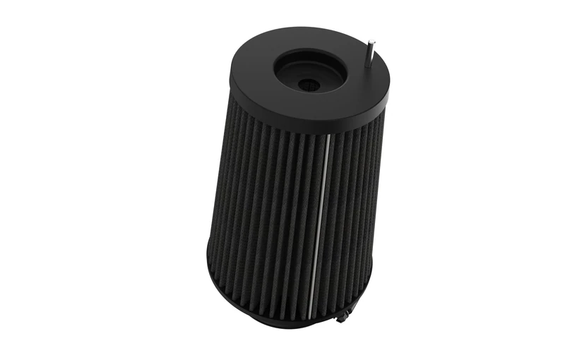 K&N Black Universal Dryflow Conical Air Filter 102mm flange, 168mm base, 133mm top, 241mm height (RC-3114HBK)