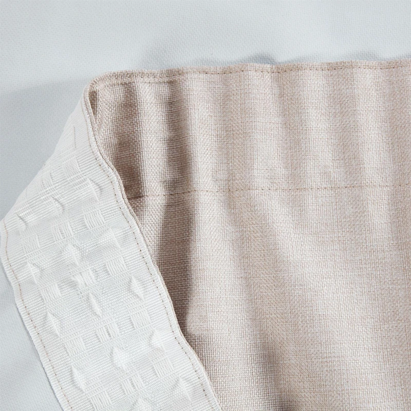 Sundour Eclipse Blackout Pencil Pleat Curtains Natural Beige 66x54 Fully Lined Curtain Pair