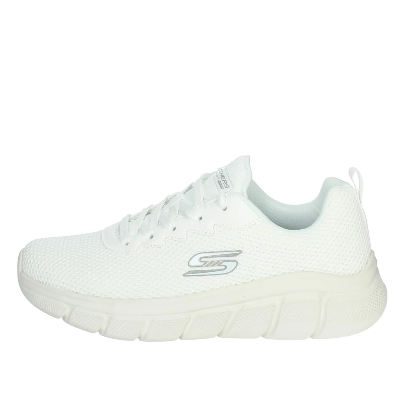 Skechers Men's Bobs B Flex Chill Edge Sneaker, Off White Knit, 12 UK
