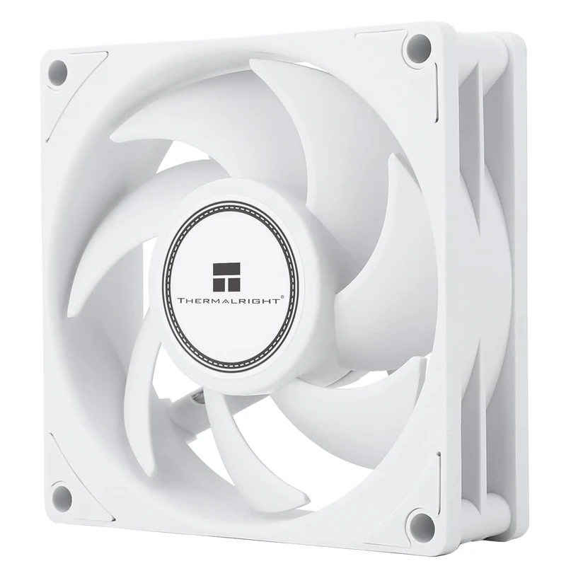 Thermalright TL-B8W CPU Fan, Computer Case Cooling Quiet 4pin PWM, 80mm Silent Cooler Fan, 2200RPM Speed, CPU Cooling(White)
