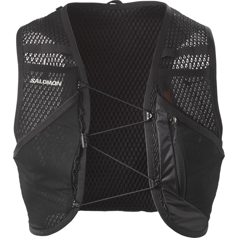 Salomon Active Skin 8 Compatible with Flasks Unisex Running Hydration Vest Hiking Trail , Precision Fit, 8L Precision Fit, and Optimized Storage