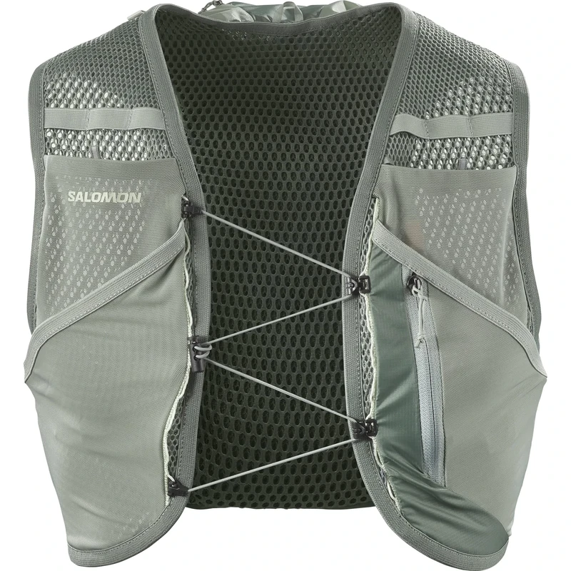 Salomon Active Skin 8 Compatible with Flasks Unisex Running Hydration Vest Hiking Trail , Precision Fit, 8L Precision Fit, and Optimized Storage