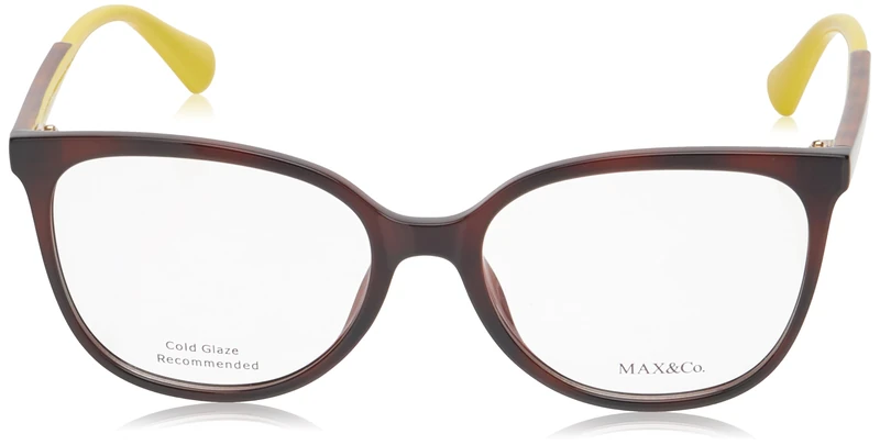 MAX &CO Women's Glasses, Dark Havana, 54/17/140