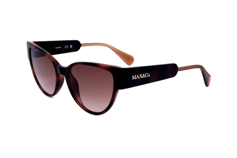 MAX &CO Women's Sunglasses, Dark Havana, 54/17/140