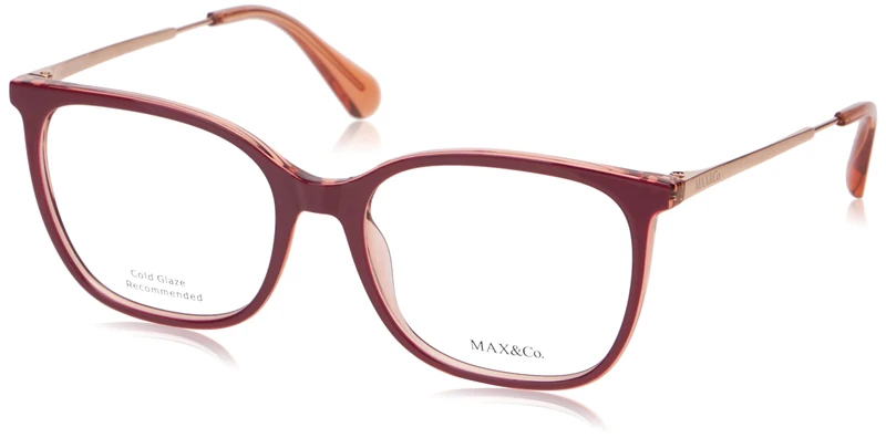 MAX &CO Glasses for Women, Bordeaux/Other, 53/17/140