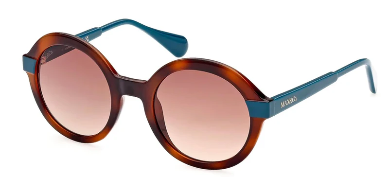 MAX &CO Women's Sunglasses Dark Havana 50/22/140 Mo0052, Dark Havana, 50/22/140