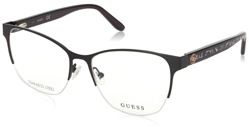 Guess Glasses for Women, Matte Black, 54/16/140