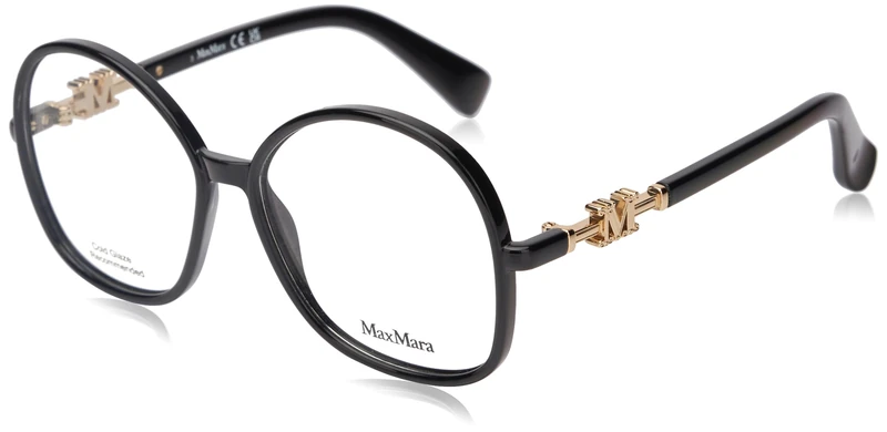 MaxMara Glasses for Women, shiny black, 55/15/140