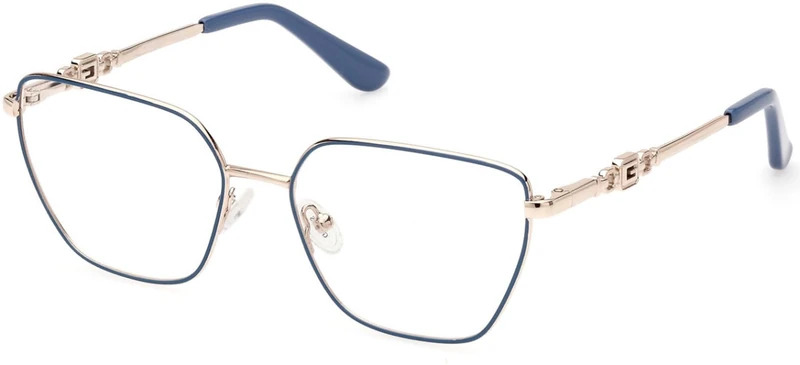 Guess Glasses for Women, Blue/Other, 55/16/140