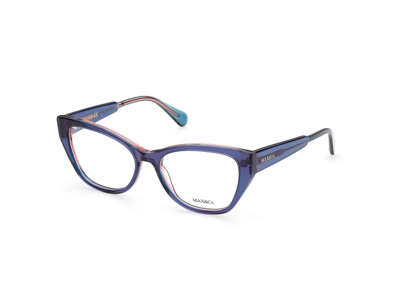 MAX &CO Women's Sunglasses, Blue/Other, 53/16/140
