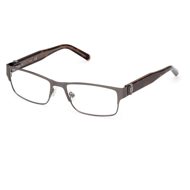 Guess Men's Eyewear, Matte Gunmetal, 56/17/145