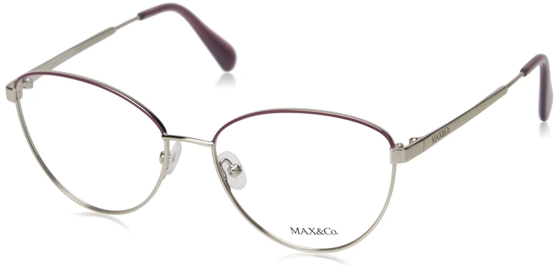 MAX &CO Glasses for Women, Shiny Palladium, 54/15/140