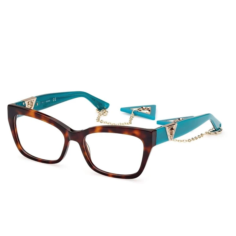 GUESS Glasses for Women, Havana/Other, 54/16/145