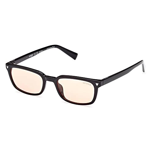 GUESS Unisex Sunglasses, Black (Shiny Black), 50/19/150