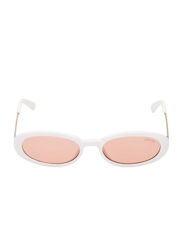 GUESS Unisex Sunglasses, White, 51/18/145