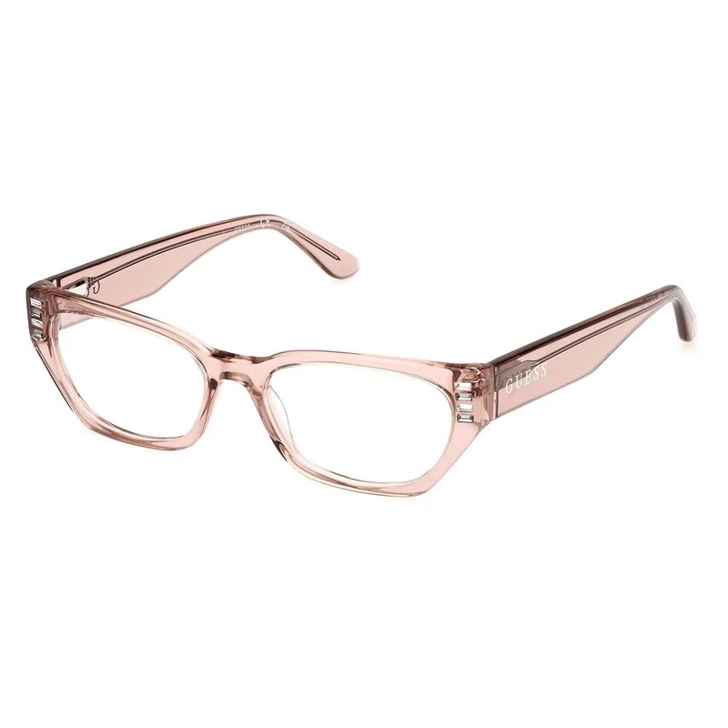 Guess Glasses for Women, shiny beige, 51/16/145