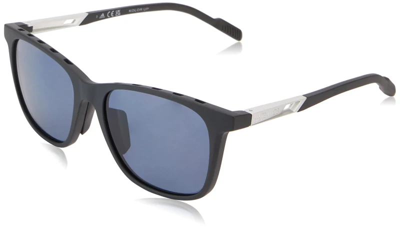 Adidas Men's Sunglasses, Black (Shiny Black), 55/17/145