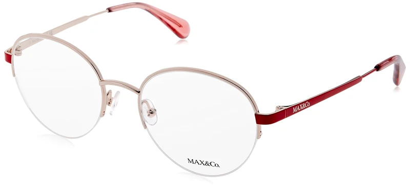 MAX &CO Women's Glasses, Shiny Rose Gold, 51/19/140